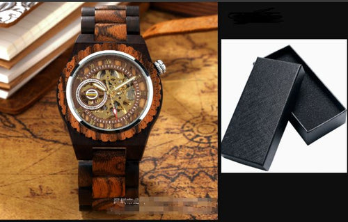 Mechanical Wooden Watch