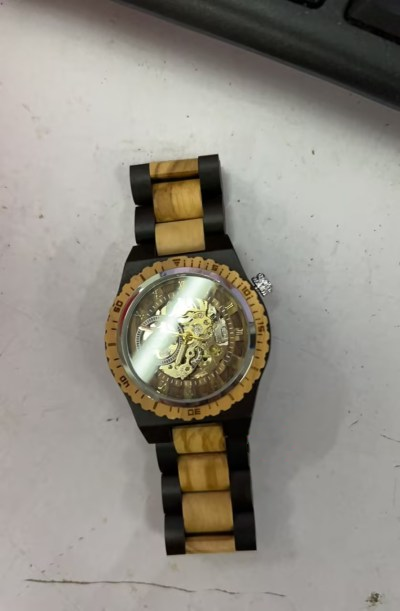 Mechanical Wooden Watch
